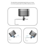 Soporte de montaje en pared para proyector PTZ ajustable y telescópico de metal - Imagen 2
