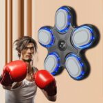 Máquina de boxeo con música Bluetooth inteligente, equipo de entrenamiento de reacción, With MMA Gloves - Imagen 2