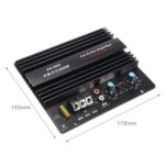 Placa amplificadora de coche PA-60A de 12 V y 600 W, módulo de subwoofer de audio de alta potencia - Imagen 2