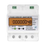 Medidor de energía monofásico Tuya WiFi CA 220 V, SINOTIMER DDS6619-048 80A With Switch