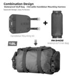 Bolsa delantera impermeable para bicicleta de exterior de gran capacidad Rhinowalk RK9400 - Imagen 3