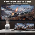 Proyector de juegos P30 con sistema Android 11 y control inalámbrico para cine en casa 720P - Imagen 4