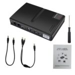 Sistema de alimentación ininterrumpida con salida CC de 5 V/9 V/12 V para router, módem, cámara de seguridad y teléfono móvil., EU Plug