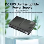 Sistema de alimentación ininterrumpida con salida CC de 5 V/9 V/12 V para router, módem, cámara de seguridad y teléfono móvil., EU Plug - Imagen 2
