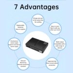 Sistema de alimentación ininterrumpida con salida CC de 5 V/9 V/12 V para router, módem, cámara de seguridad y teléfono móvil., EU Plug - Imagen 3