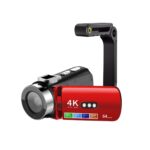 Cámara de vídeo digital con visión nocturna colorida, WiFi HD 4K, sin luz, Red + Bracket