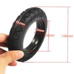 6 X 1 1 / 4 Electrical Scooter Mini Battery Bike Thickened Tire Accessories, Flat-Proof Solid Tire - Imagen 2