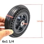 For Sida / Motus Wheelchair 6 inch Pneumatic Front Cellular Solid Tire Whole Wheel, 6 x 1 1 / 4 - Imagen 3
