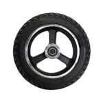 6inch Electrical Scooter Trolley Wheel 6 x 2 Solid Tires Whole Aluminum Wheels, 10mm