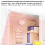 Zigbee Smart Home Motion Sensor, Supports for Home Assistant, Light Sensor+IR - Imagen 3