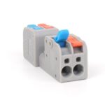 10pcs 2 In 2 Out Terminal Block Wire Push-on Quick Docking Snap Cap, KV232 2 In 2 Out - Imagen 4