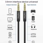 VegGieg 3.5mm Male To Male Aux Audio Cable Phone Computer Car Earphone Listening Audio Connection Cable, 3m - Imagen 3