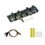 Yahboom 4 Channel Infrared Tracking Sensor Module For Smart Car Robot, With DuPont Cable+23mm Copper Column