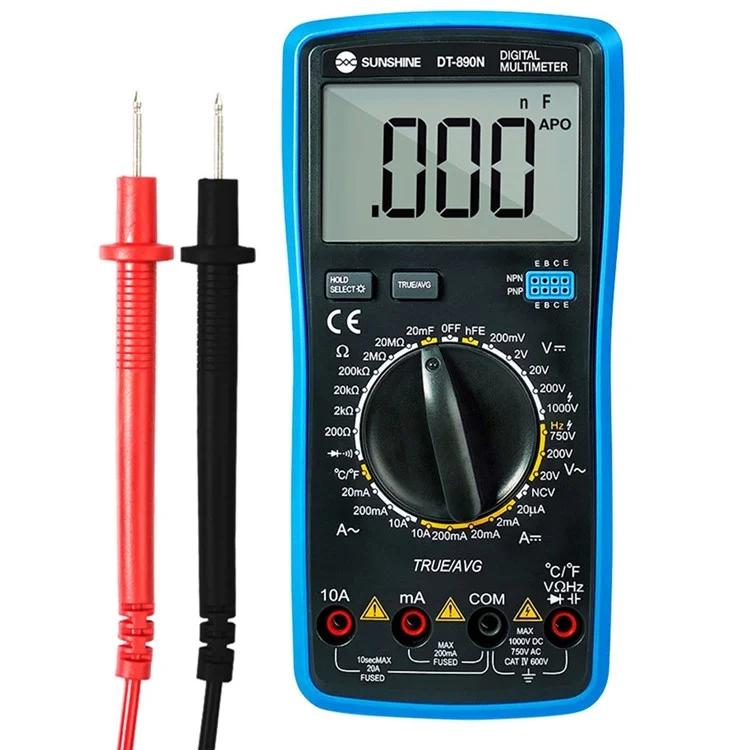 TBD0606085801.jpg High-precision Digital Multimeter Portable Repair Meter With Burn Protection, DT-890N - Imagen 1