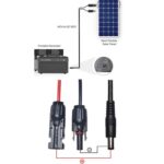Cable de carga de panel solar MC4 a DC5521 para centrales eléctricas portátiles - Imagen 4