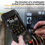 BSIDE SH9 Infrared Thermal Imaging Multimeter Touchscreen High-Definition Thermal Imaging Thermometer Electrical Floor Heating Inspection, Standard+Macro Lens+Flexible Coil - Imagen 3