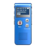 High-Definition Noise Reduction Control Ultra-Long Standby Conference Recorder, Blue 64GB
