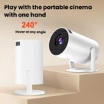 HY200 Home 1080P Projector Mini HD Smart WiFi Projector, EU Plug - Imagen 2