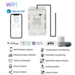 DIY-WT-09 20A Temperature Switch Smart Thermostat, Compatible With Google / Alexa / Yandex Alice / IFTTT, With 1m Temperature Sensor - Imagen 2