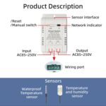 DIY-WT-09 20A Temperature Switch Smart Thermostat, Compatible With Google / Alexa / Yandex Alice / IFTTT, With 1m Temperature Sensor - Imagen 3