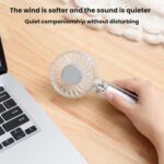 YL14 Transparent Handheld Fan USB Outdoor Portable Fan, YL14 - Imagen 3