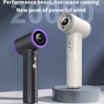 WT23 Handheld Digital Display Turbine Fan Outdoor Stepless Variable Speed Fan - Imagen 2