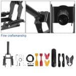 For Ninebot Max G30 Electric Scooter Conversion Front Shock Absorber Aluminum Clad Front Suspension Fork With Fenders - Imagen 3