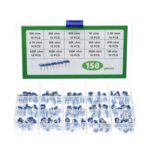 150pcs /Set 6mm Adjustable Resistor Box Lit, 150pcs /Set