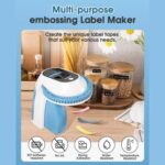 Phomemo E975 Portable Mechanical Embossing Label Maker 9mm Printing Width, With 6 Tapes Black - Imagen 2