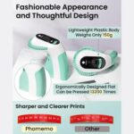 Phomemo E975 Portable Mechanical Embossing Label Maker 9mm Printing Width, With 6 Tapes Black - Imagen 3