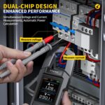 FNIRSI Fully Automatic Intelligent Current Clamp Multimeter, DMC-100 - Imagen 4
