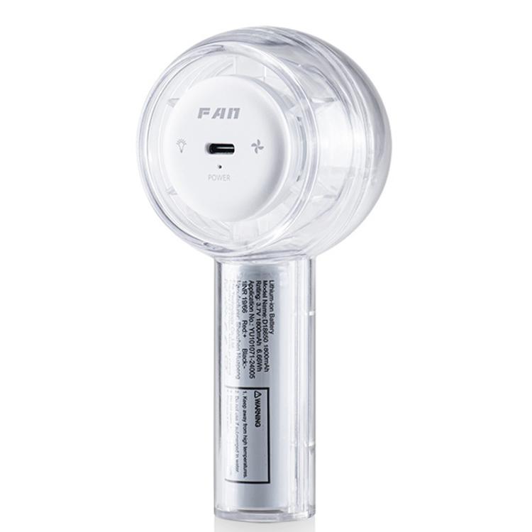 TBD0606503301A.jpg Mini Turbo Convenient USB Dazzling Colorful Light Handheld Fan, F22 - Imagen 1