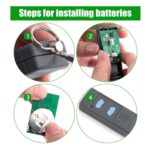 For HORMANN HSE2 / HSE4 868MHZ Copy Garage Door Wireless Remote Control, 2-Button 868MHZ - Imagen 4