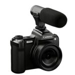 HD Retro Digital Camcorder Camera Portable Micro DSLR Camera, DC101 + Microphone