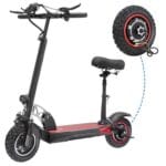 For KUGOO M4 / M4 PRO Electric Scooters Inflatable Off-Road Tire With Rear Wheel Motor Hub, 500W - Imagen 2