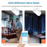 Zigbee Human Presence Sensor PIR Motion Radar, Compatible With Home Assistant, PIR+Light Sensor - Imagen 3