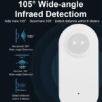 Zigbee Human Presence Sensor PIR Motion Radar, Compatible With Home Assistant, PIR+Light Sensor - Imagen 4
