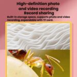 H385 3 Inch IPS Screen Handheld Digital Microscope Kids Manual Focus Microscope With Light - Imagen 4