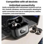 X62 150 Languages AI Translation Earphones Clip-On Digital Display Smart Bluetooth Earphones - Imagen 3