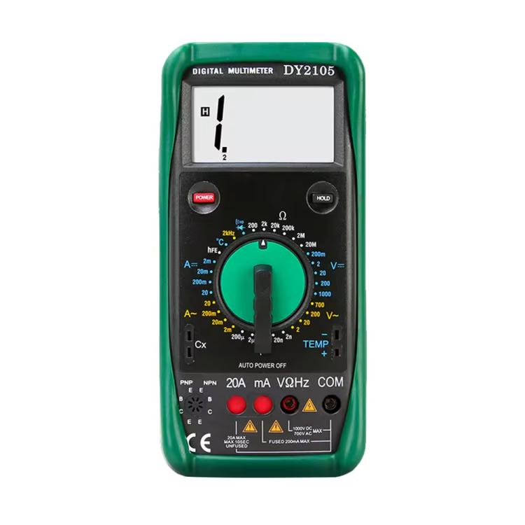 TBD0606633101A.jpg DUOYI AC/DC Voltage Resistance Testing Anti-Burn Digital Multimeter, DY2105 - Imagen 1