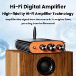 Sienwiny YS-KL5 Bluetooth 5.3 Dual-Channel TPA3255 Chip 600W High-Power HiFi Digital Amplifier, US Plug - Imagen 4