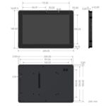 Waveshare ESP32-P4-WIFI6 HMI All-In-One Touch Display Development Board 10-Point Touch, 8 inch - Imagen 2