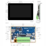 WAVESHARE RP2350 4.3inch Capacitive Touch Display Development Board, Without Case - Imagen 2