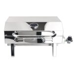 Stainless Steel Yacht BBQ Grill Outdoor Boat Grill Canister Stove, No Bracket