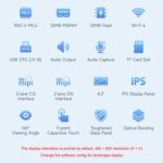 Waveshare ESP32-P4-WIFI6 4.3inch Development Board, 480 × 800 Resolution, 5-Point Touch, Onboard Audio Codec Chip, Basic Model - Imagen 3