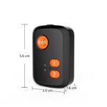 V51 A Estilo IP67 Impermeable 4G LTE 3G 2G GSM Ancianos Botón SOS Alarma de emergencia Rastreador GPS para Asia / Europa / África - Imagen 2
