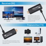 FEELWORLD WSP Wireless HDMI 1080P Kit extensor de transmisor y receptor con rango de 164 pies, HDMI Transmitter and Receiver - Imagen 2