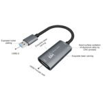 Z29 HDMI Hembra a USB 2.0 Macho + Audio VideoCapture Box - Imagen 4