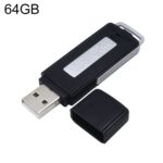 Grabadora de voz de disco U portátil recargable SK868 de 64 GB