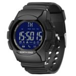 Reloj inteligente multifunción de Bluetooth de North Edge AK con retroiluminación LED, recordatorio de llamada entrante de soporte, cronómetro inteligente, recordatorio de información